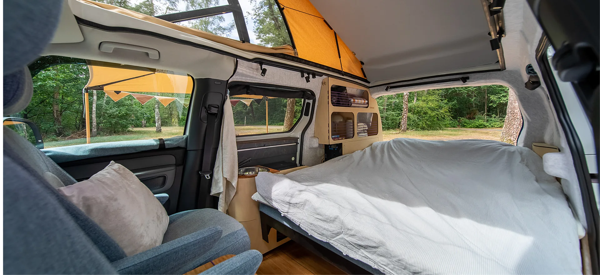 Interieur Outbase Delta long wheelbase