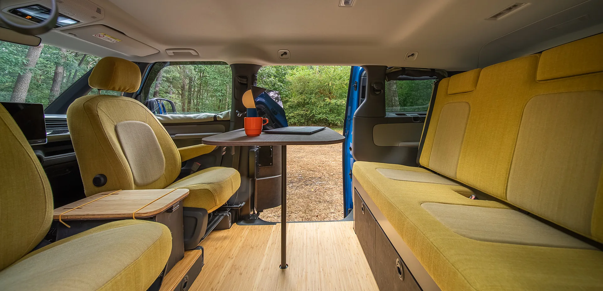 Interieur van de Outbase Flow