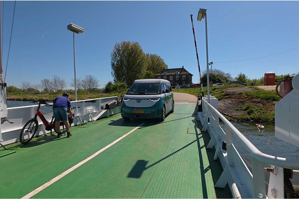 Taking an electric campervan on the ferry: is it allowed?